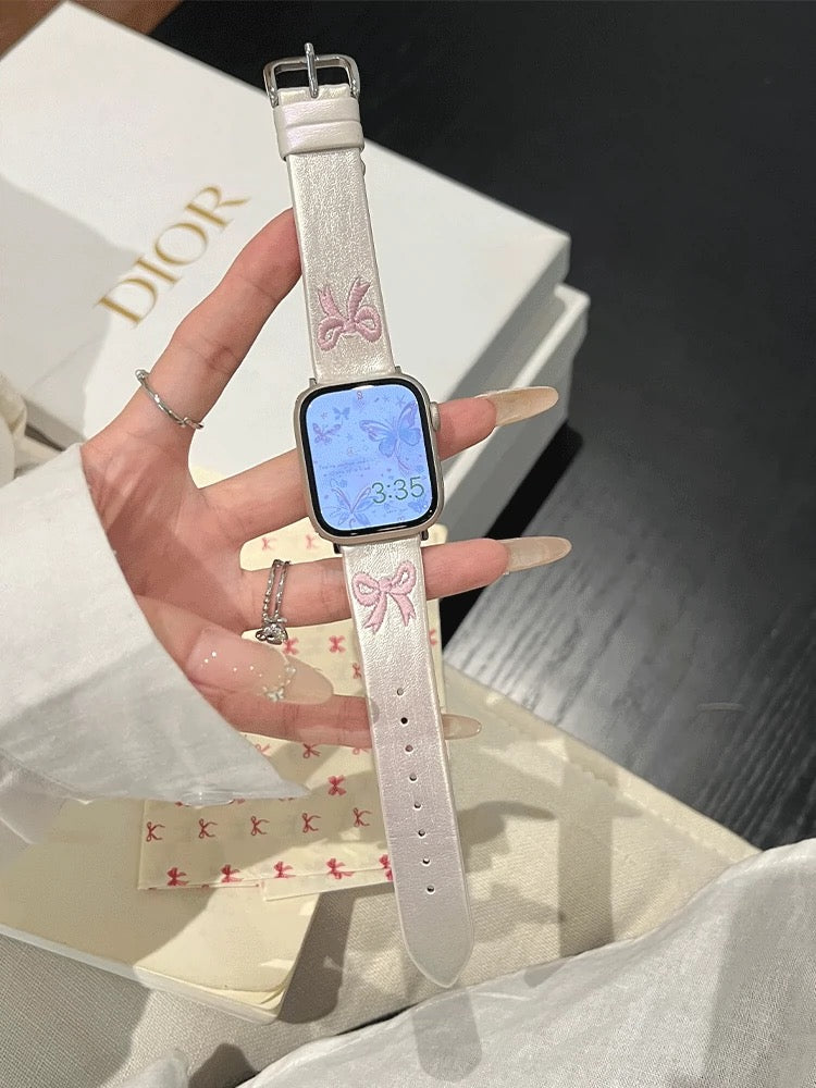 Satin Ribbon Apple Watch Band サテンリボンAppleWatchバンド R02060