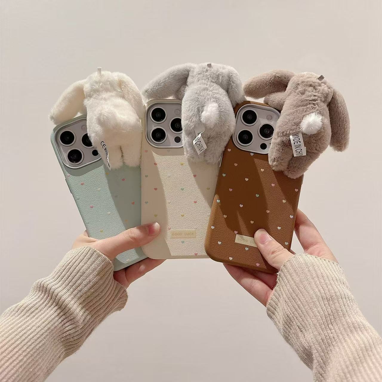 ”Sleeping Fluffy Rabbit” iPhone case ”スリーピングモコモコうさちゃん” iPhoneケース R02120