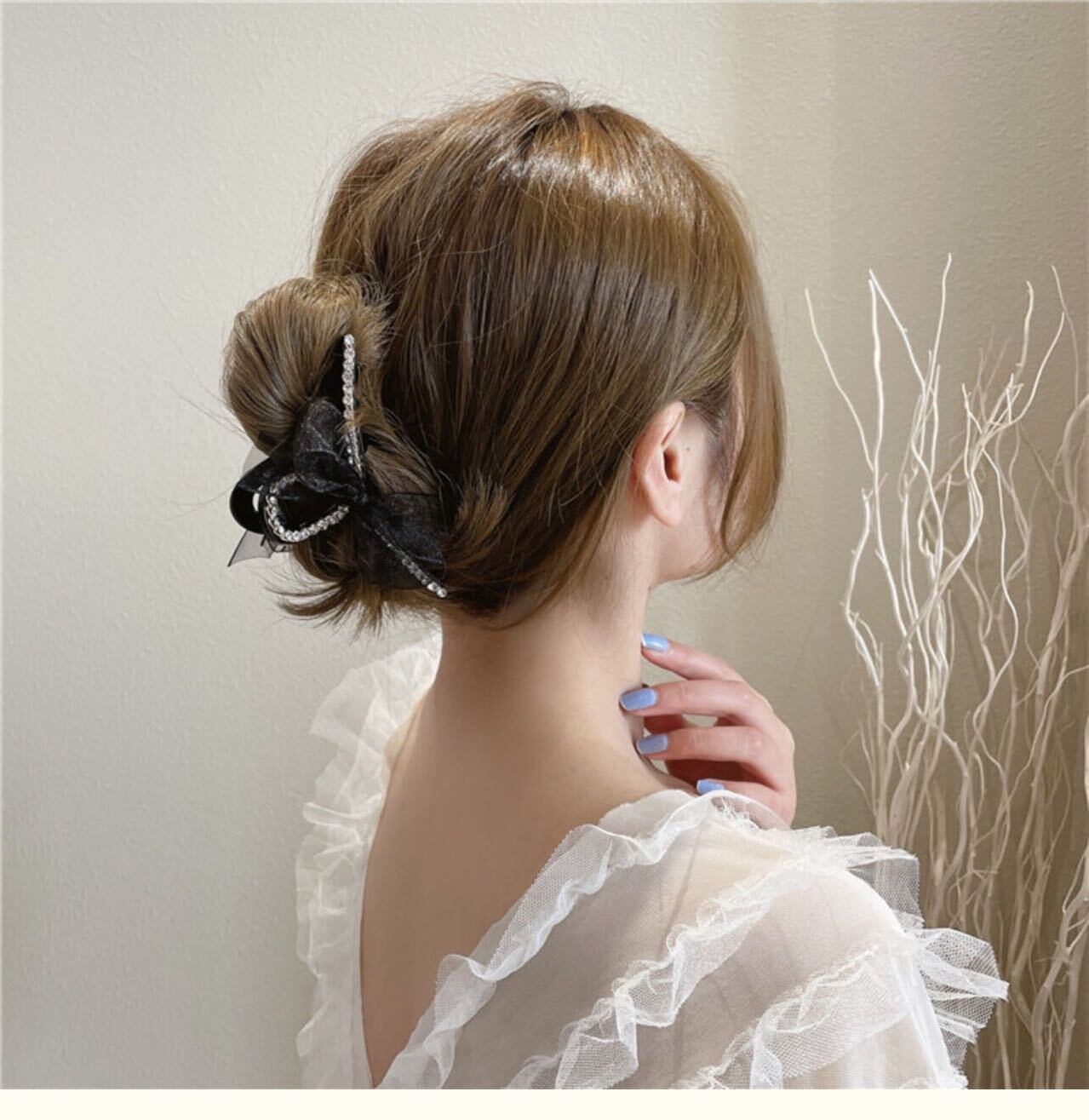 Lace Ribbon Hair Clip R01153
