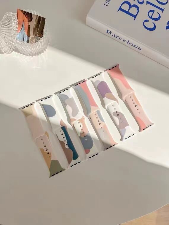 Marble Silicon Apple Watch Band R01172