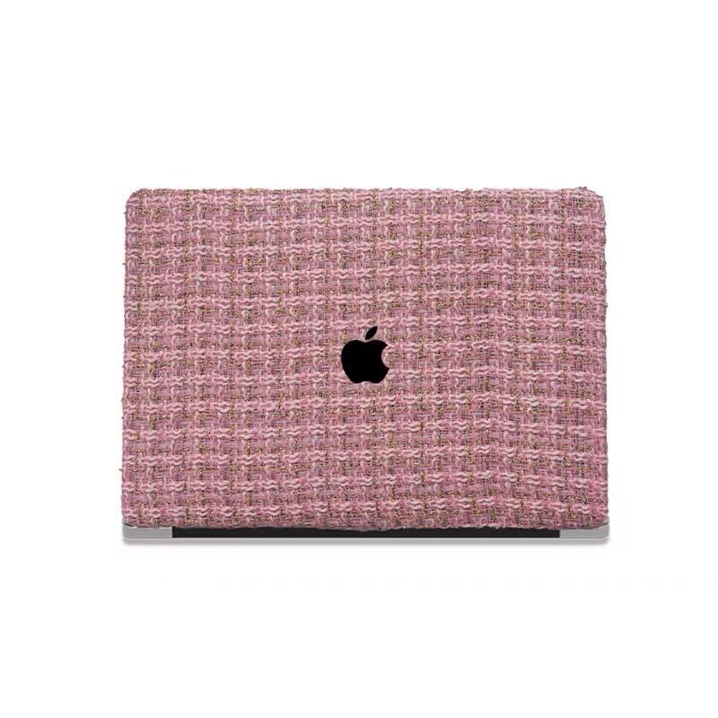 Pink Tweed MacBook Cover ピンクツイードMacBookカバー R01416