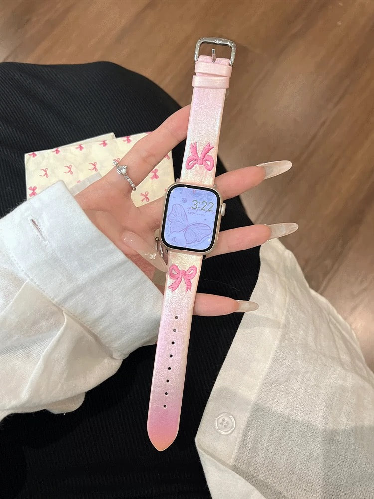 Satin Ribbon Apple Watch Band サテンリボンAppleWatchバンド R02060