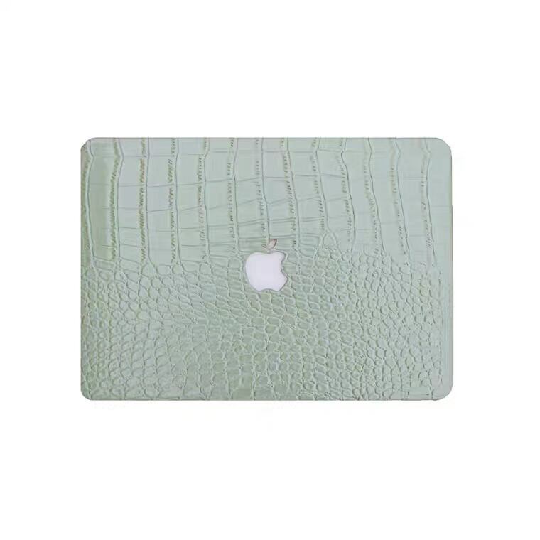 Avocado Green Leather pattern Macbook Cover アボカドグリーンレザーMacBookカバー MC0028