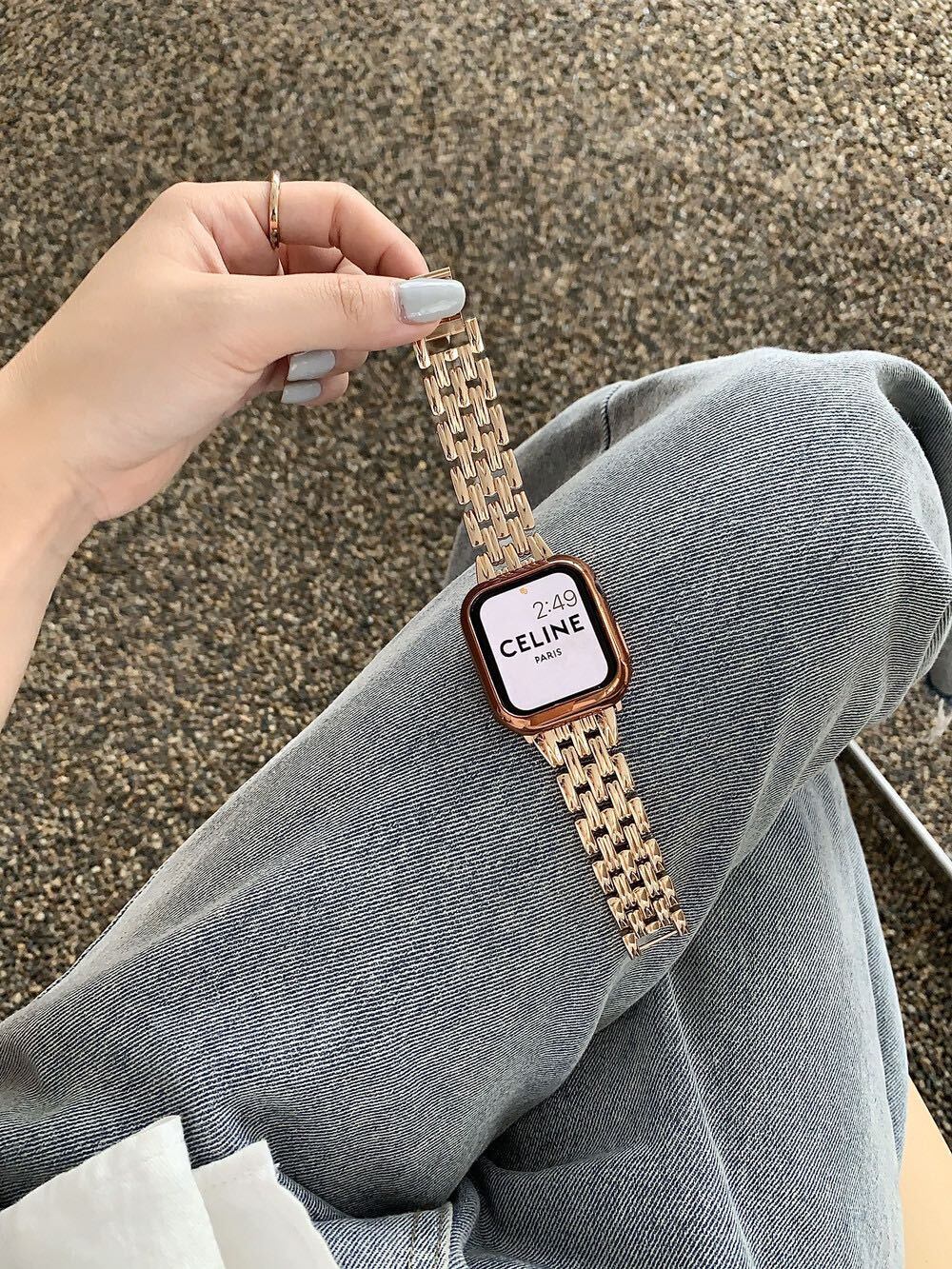 Simple Stripe Apple Watch Band R01169