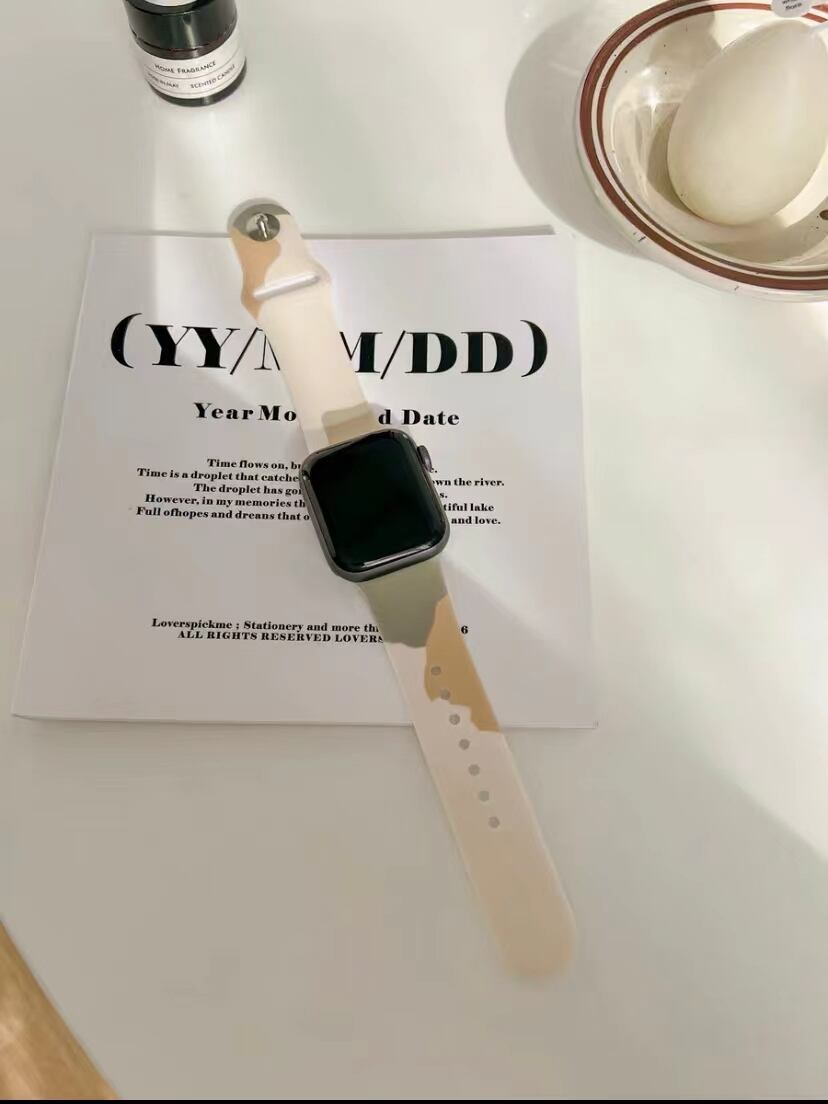Marble Silicon Apple Watch Band R01172