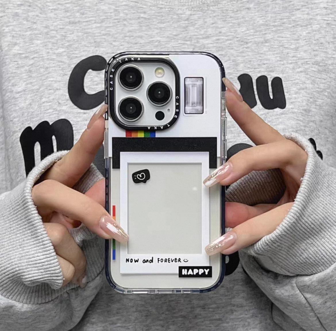 Polaroid Style iPhone Case チェキ風iPhoneケース R02111