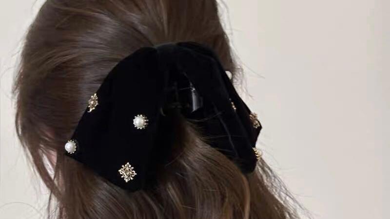 Big Ribbon Hair Clip 大きなリボンヘアークリップ R01438