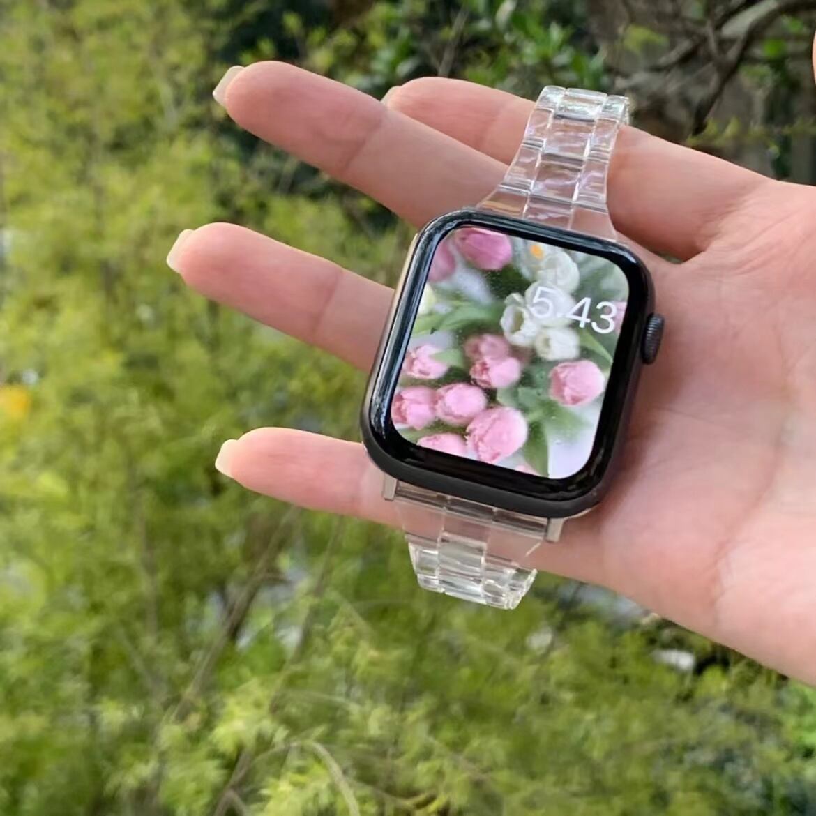 Clear Skinny Apple Watch Band クリアスキニーApple Watchバンド R01237