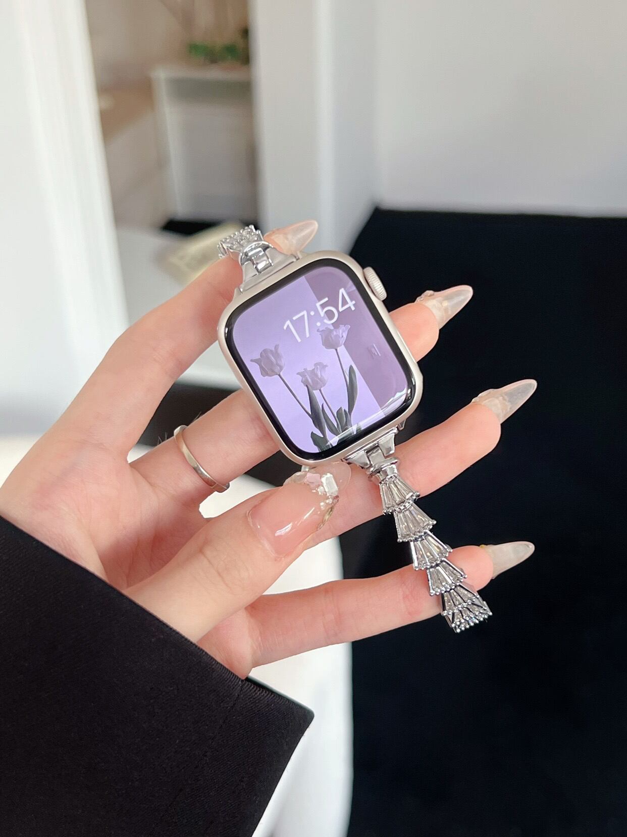 Shining Shell Bracelet Apple Watch Band キラキラシェルのブレスレット風アップルウォッチバンド R01274