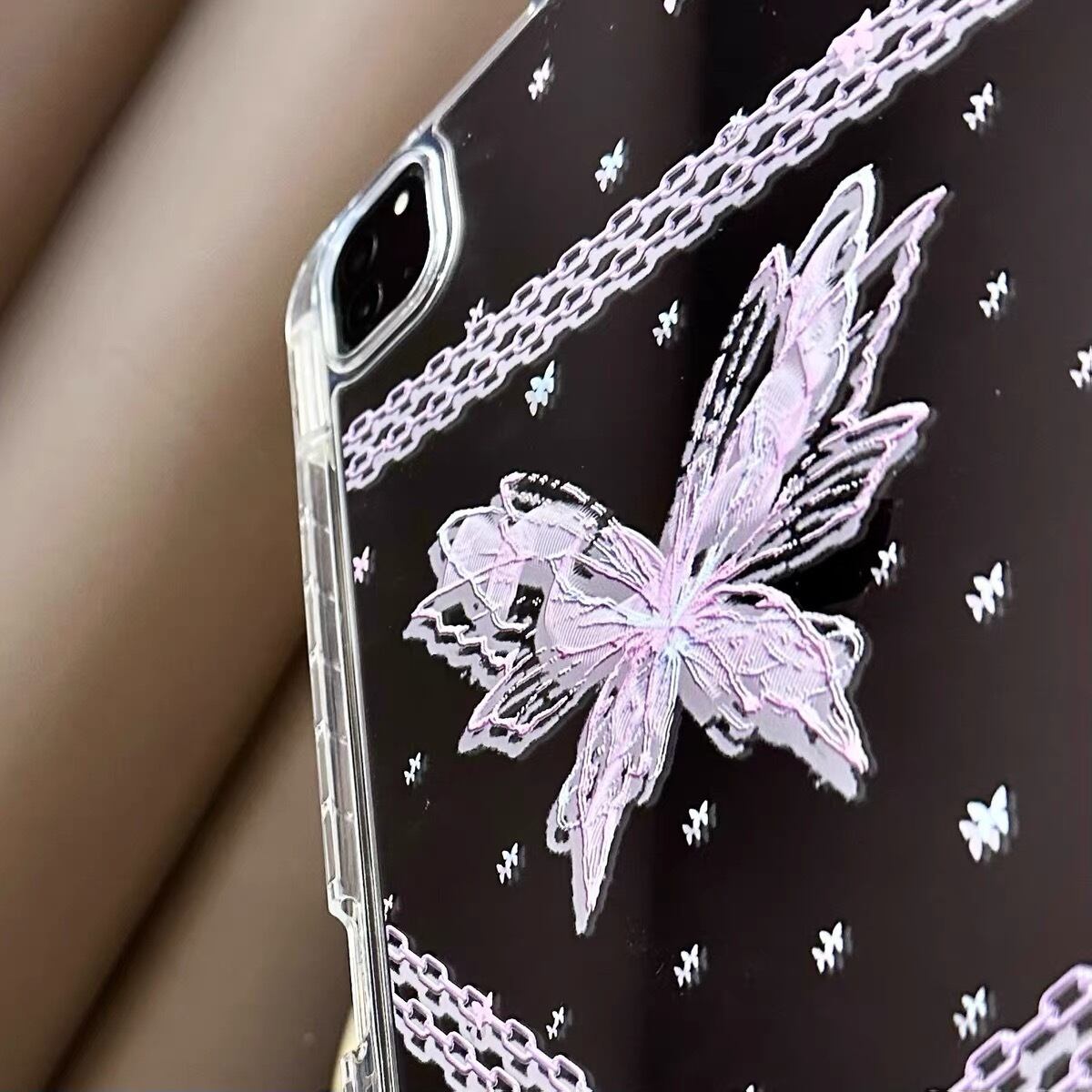”Butterfly Effect” Clear iPad Case ”バタフライエフェクト”クリアiPadケース R01390