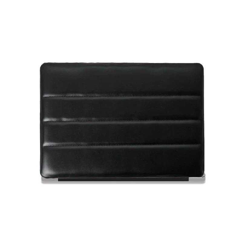 Puffy Black Color MacBook Cover クッションブラックカラーMacBookカバー R01319