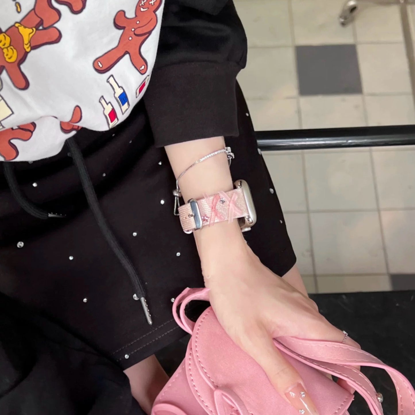 Ribbon Apple Watch Band リボンAppleWatchバンド R02058