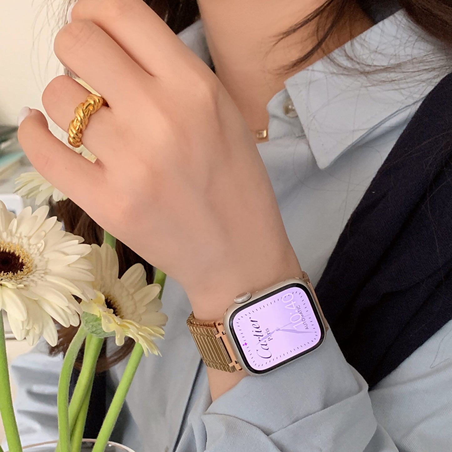 Simple Magnet Apple Watch Band シンプルマグネットApple Watchバンド R01439