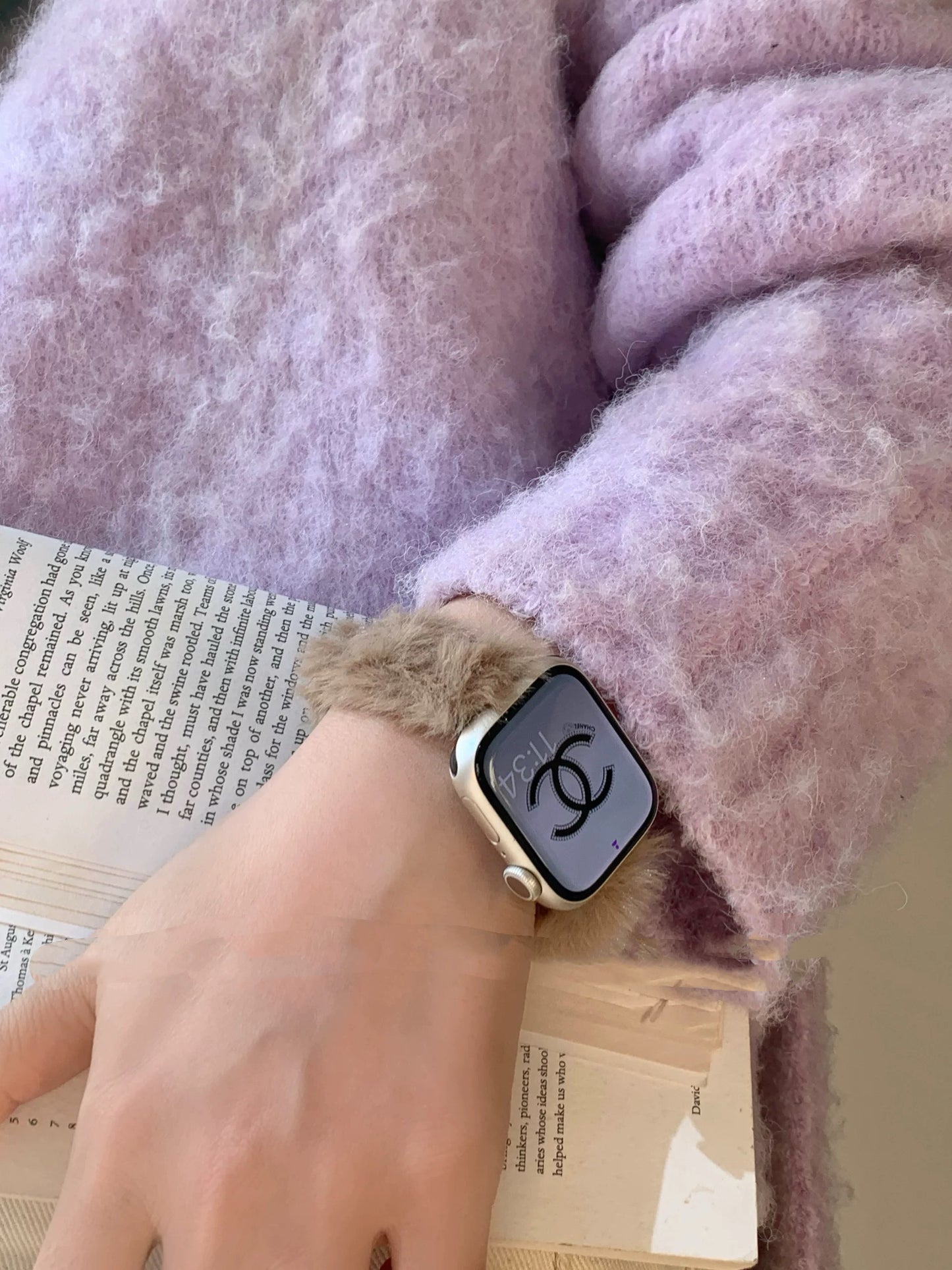 Fluffy Apple Watch Band モコモコAppleWatchバンド R02053