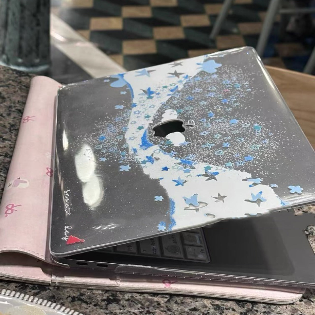 Shining Snow MacBook Cover キラキラユキMacBookカバー R01451