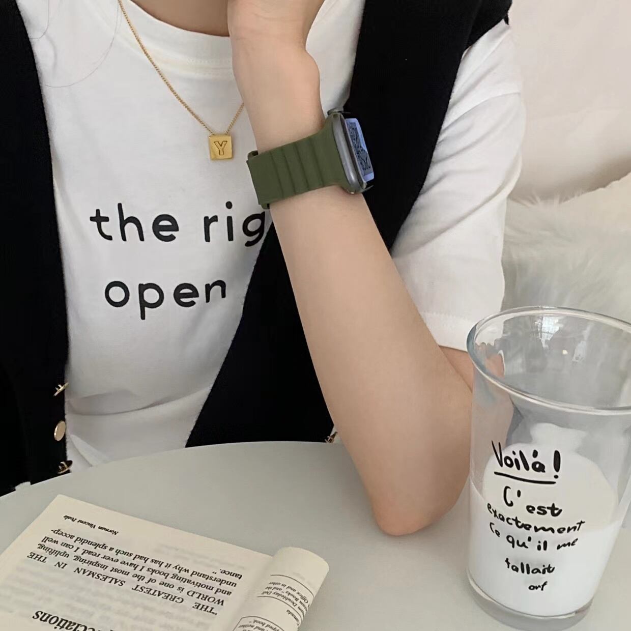 Simple Silicon Apple Watch Band シンプルシリコンアップルウォッチバンド R01270