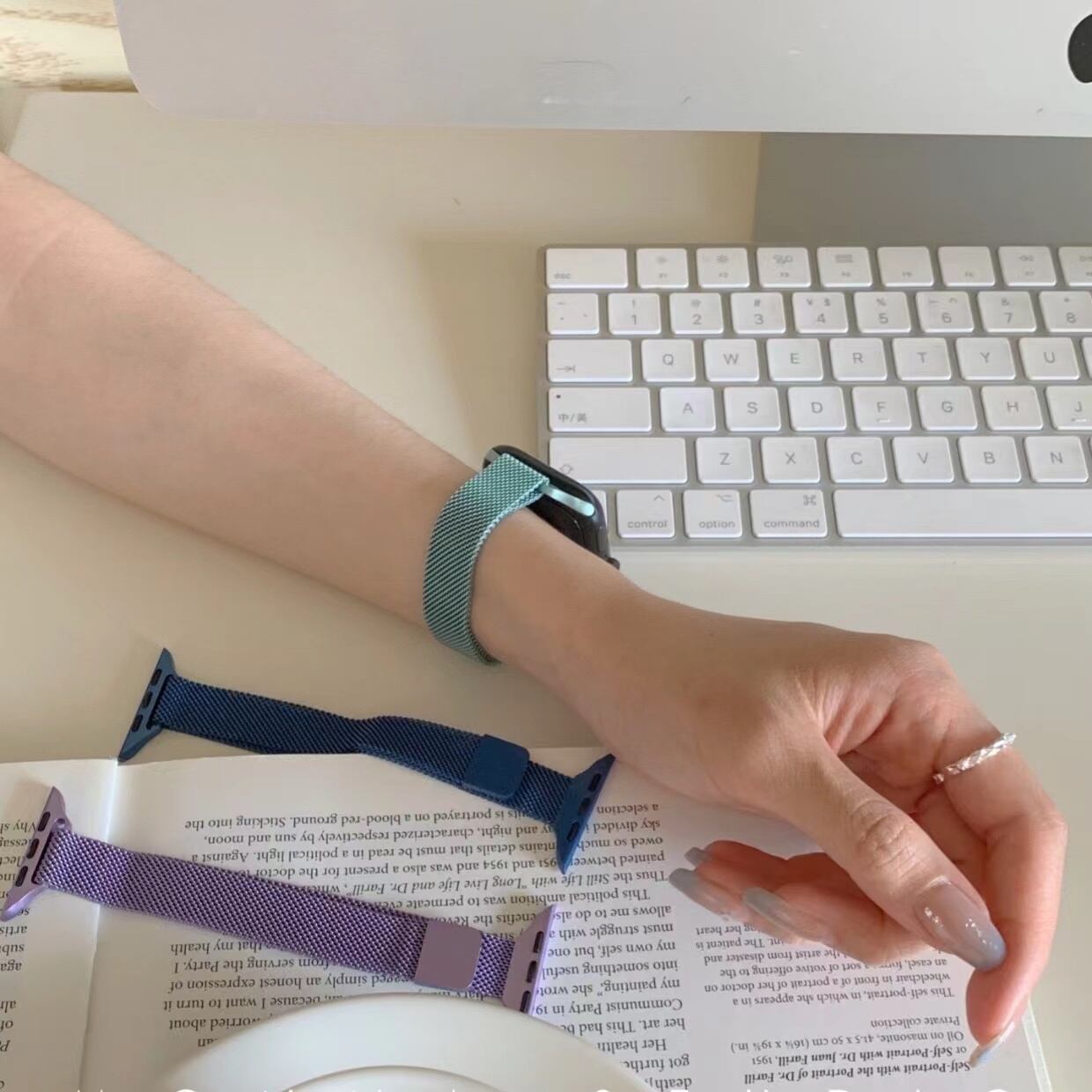 Simple Skinny Colorful Magnet Apple Watch Band シンプルスキニーカラフルマグネットバンド R01257