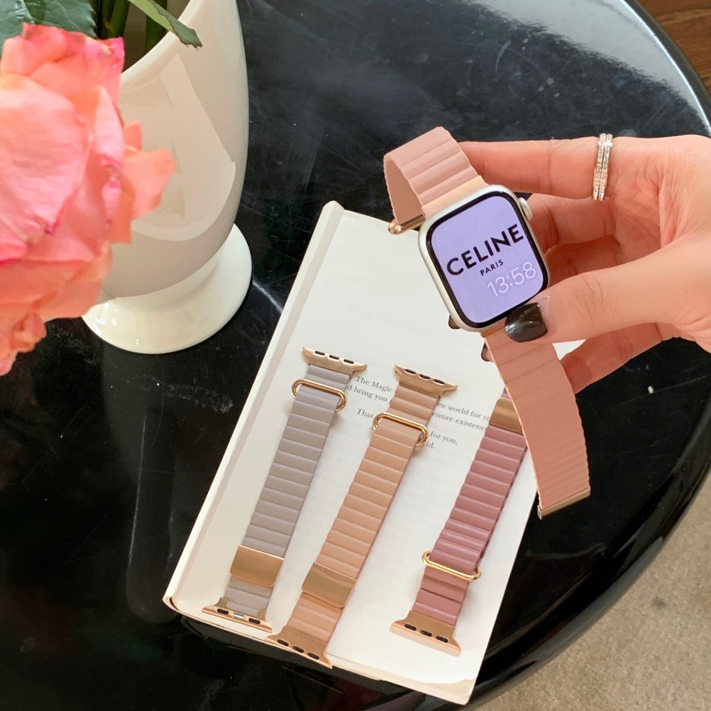 Elegant Color Magnet Apple Watch Band エレガントカラーマグネットApple Watch バンド R01303