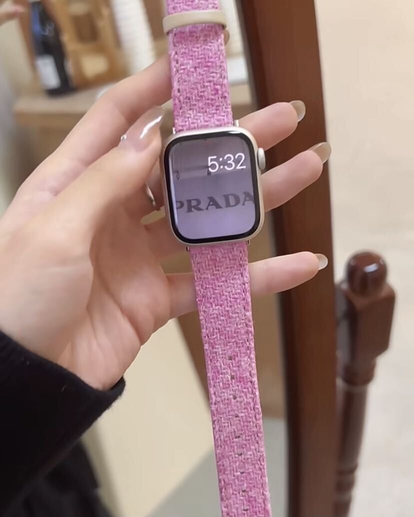 Elegant Tweed Apple Watch Band R01166