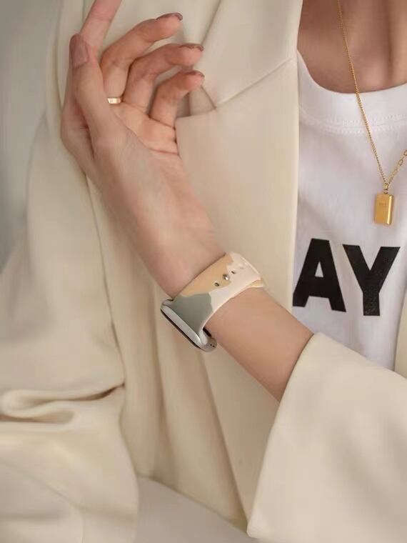 Marble Silicon Apple Watch Band R01172