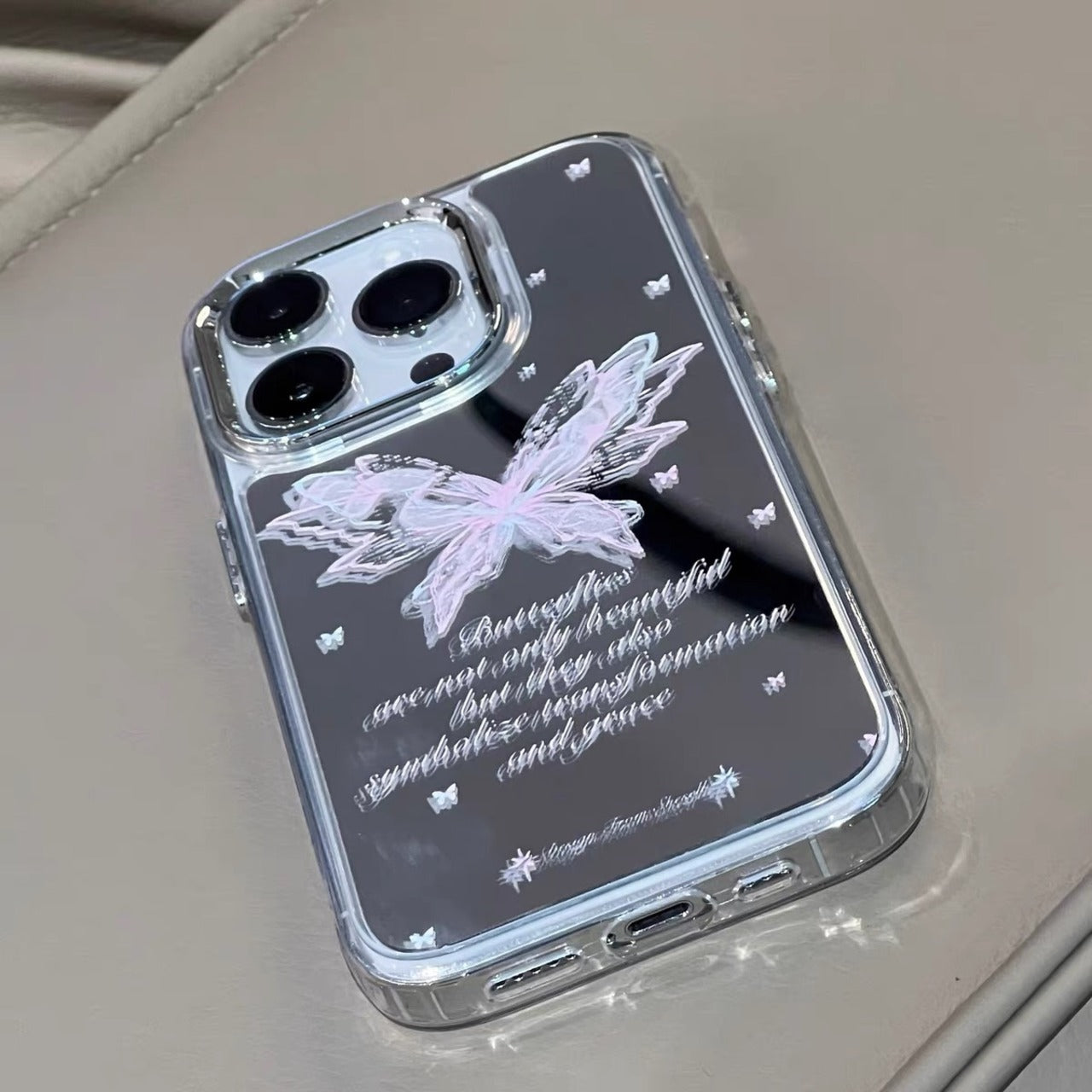 ”Butterfly Effect” Mirror iPhone Case ”バタフライエフェクト”ミラーiPhoneケース R01387