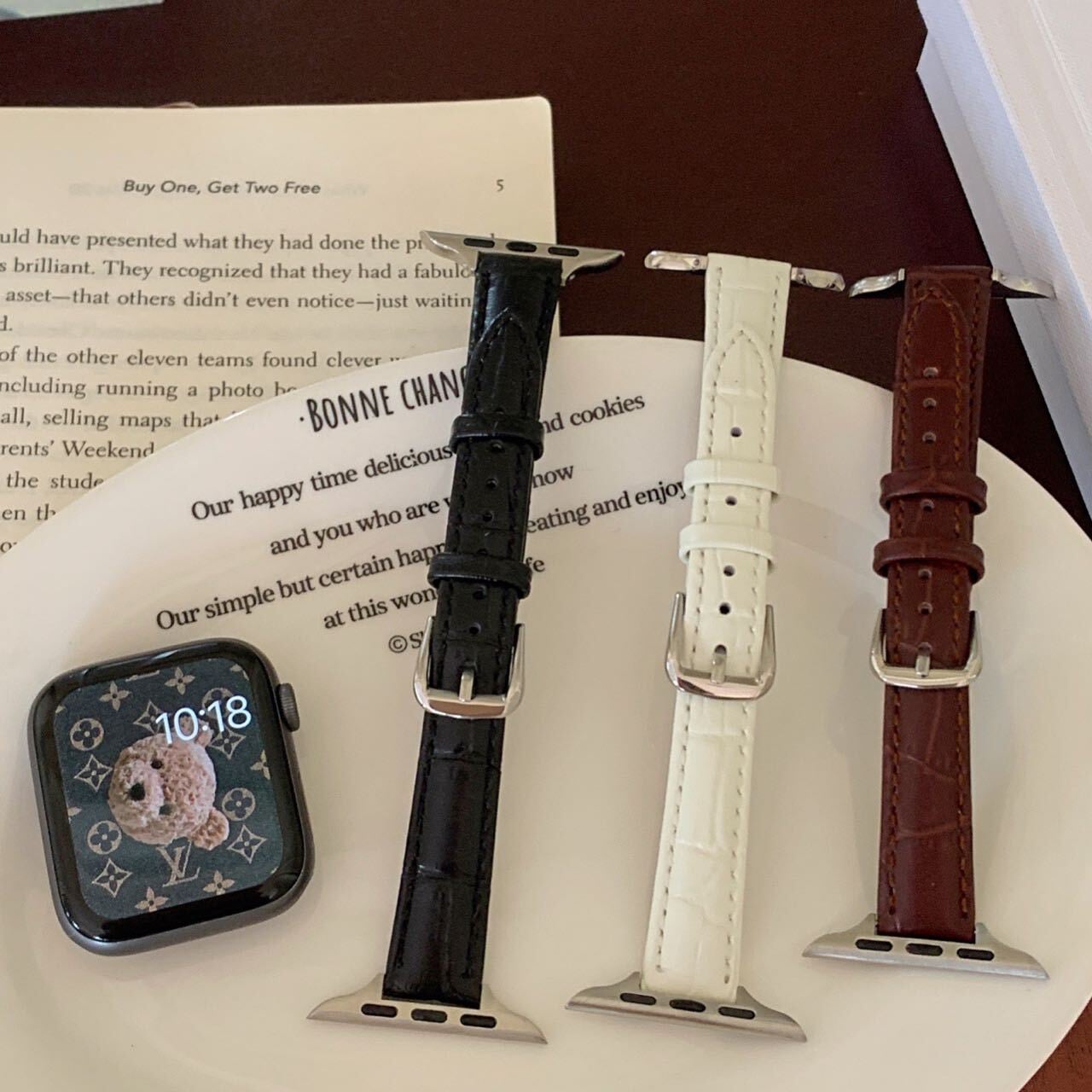 Skinny Leather Apple Watch Band スキニーレザーApple Watchバンド R01261