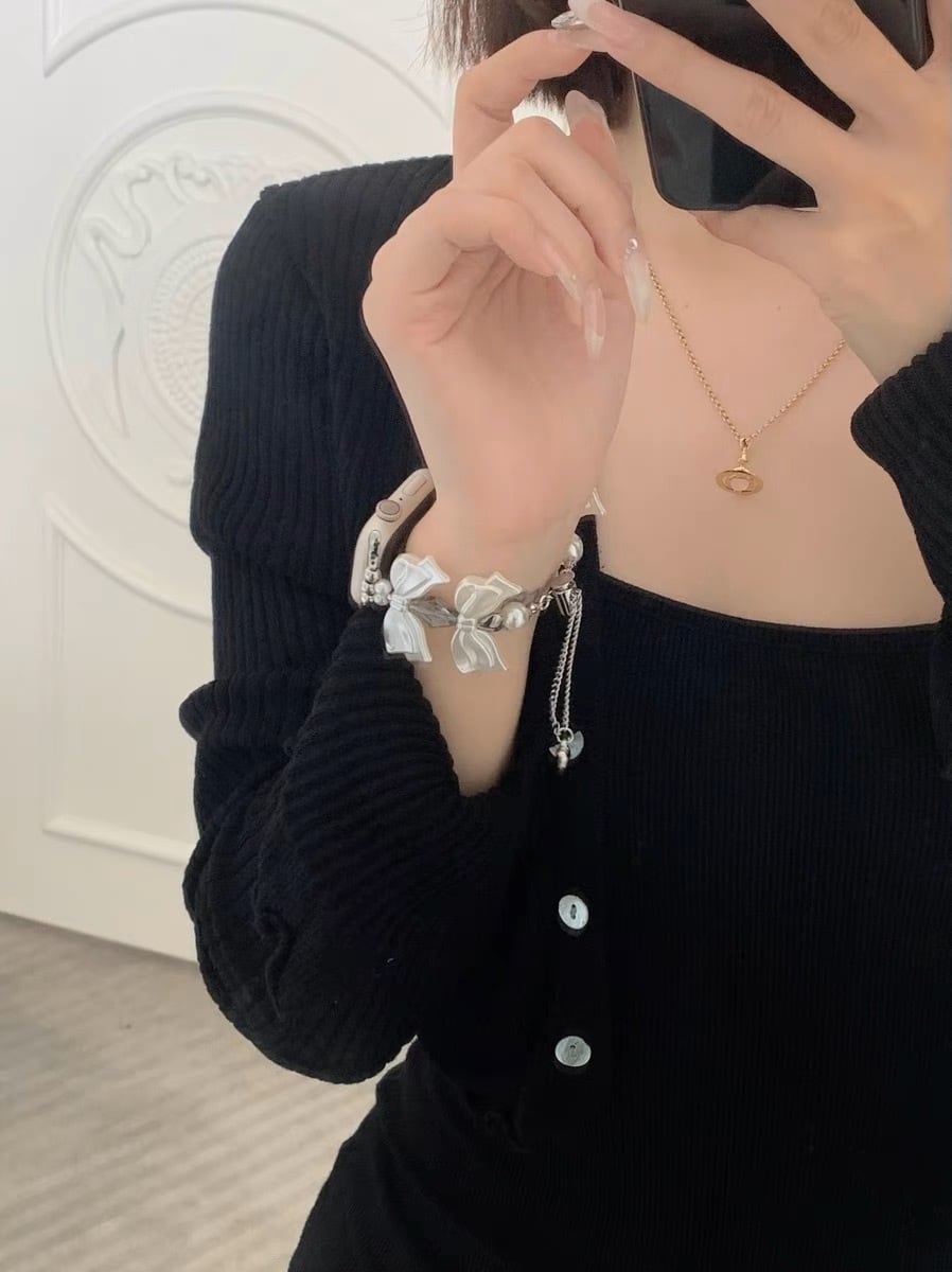 Ribbon Bracelet Apple Watch Band リボンブレスレットApple Watchバンド R01371