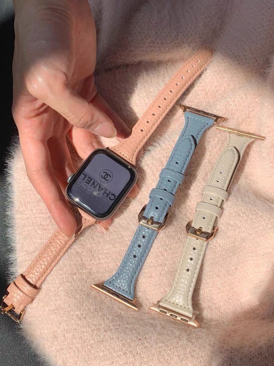 Skinny Leather Apple Watch Band スキニーレザーApple Watchバンド R01205