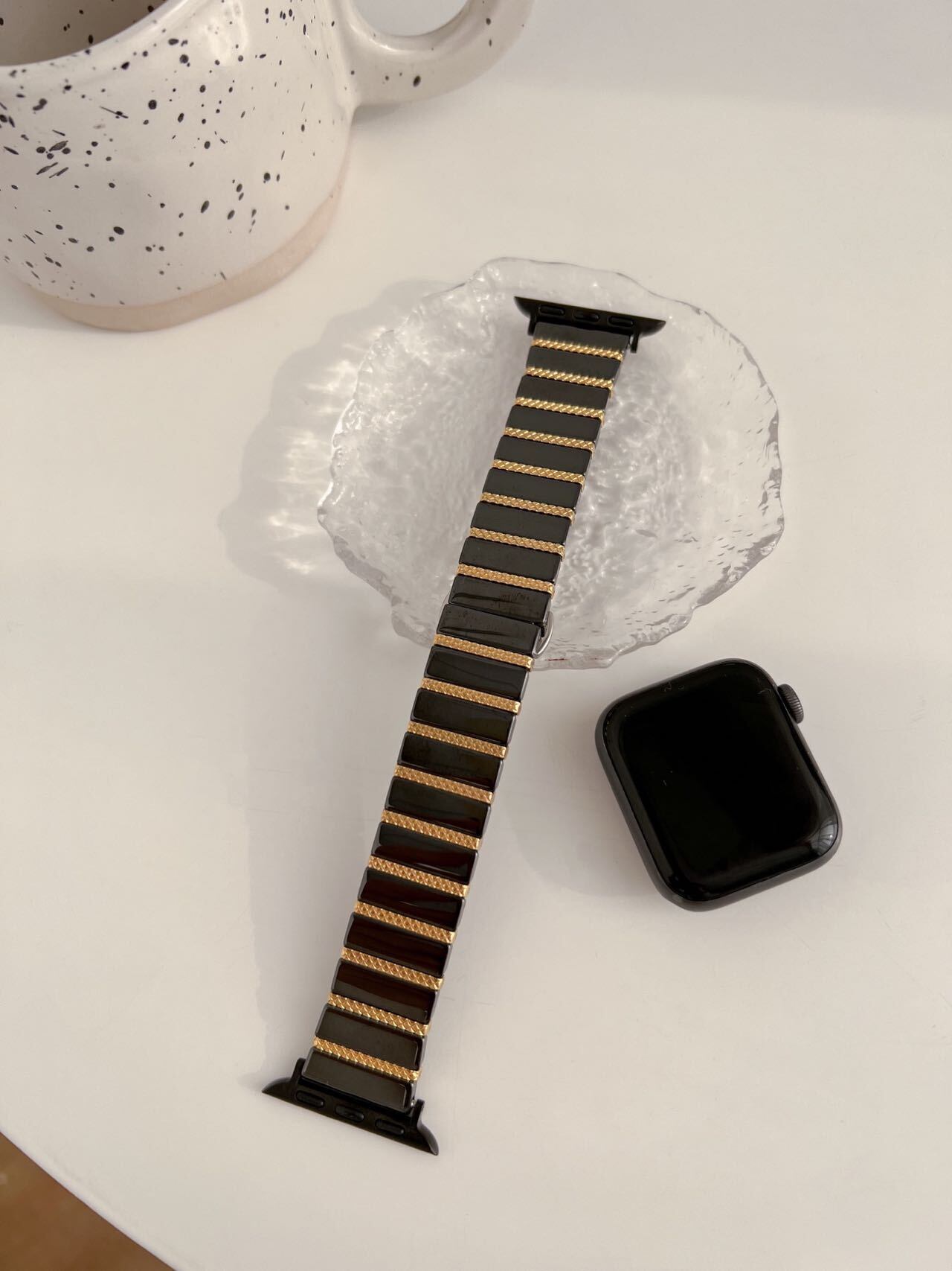 Elegant Ceramic Apple Watch Band R01163