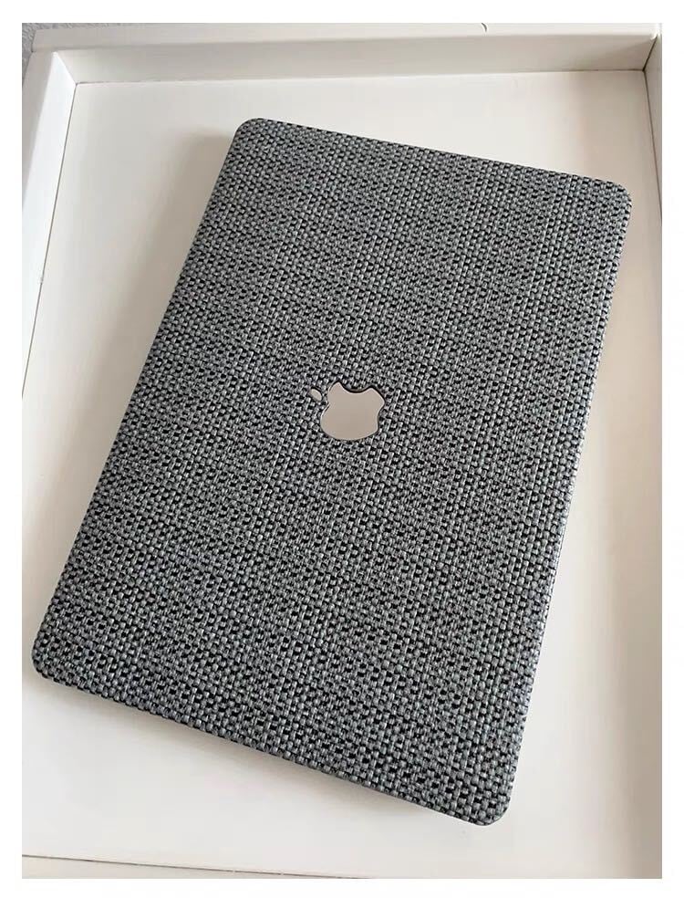 Grey Weave MacBook Cover グレー編みMacBookカバー R01414
