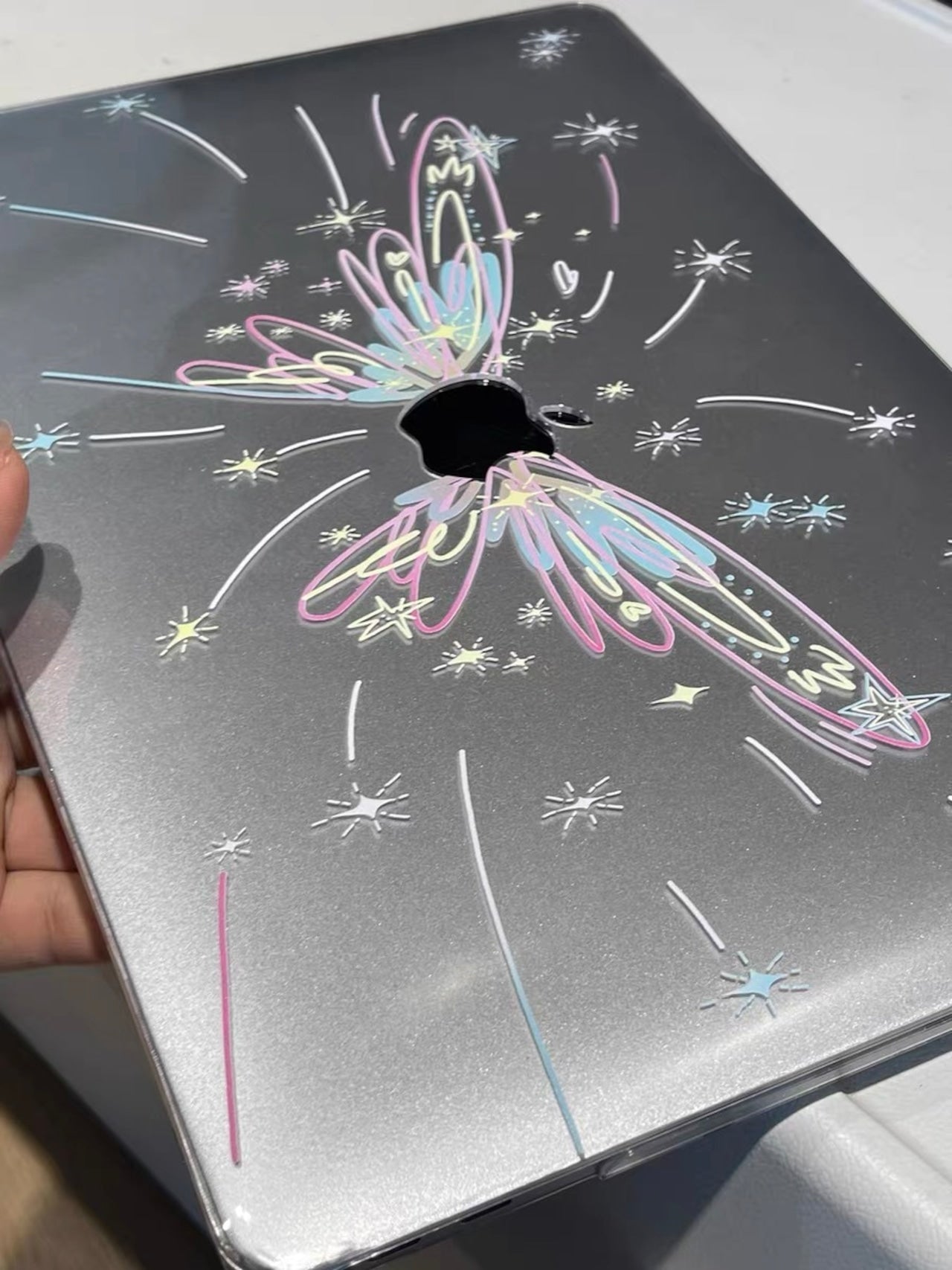 Fire Work Butterfly MacBook Cover 花火バタフライMacBookカバー R01453