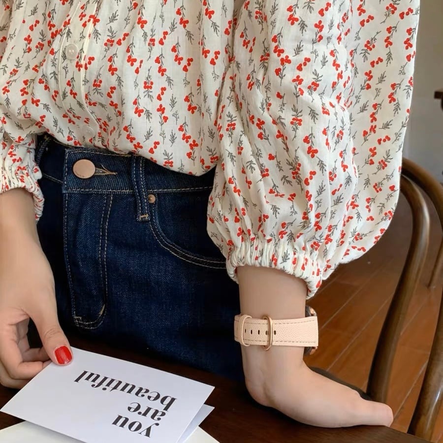 Simple Leather Apple Watch Band シンプルレザーアップルウォッチバンド R01275