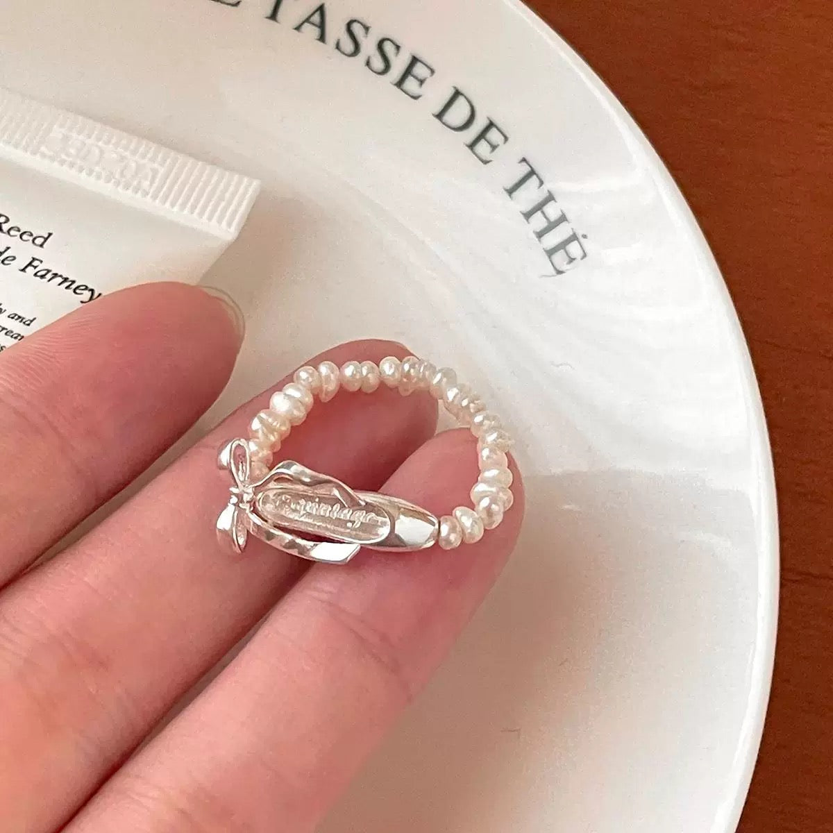 Ballet Pearl Ring バレーパールリング R02106