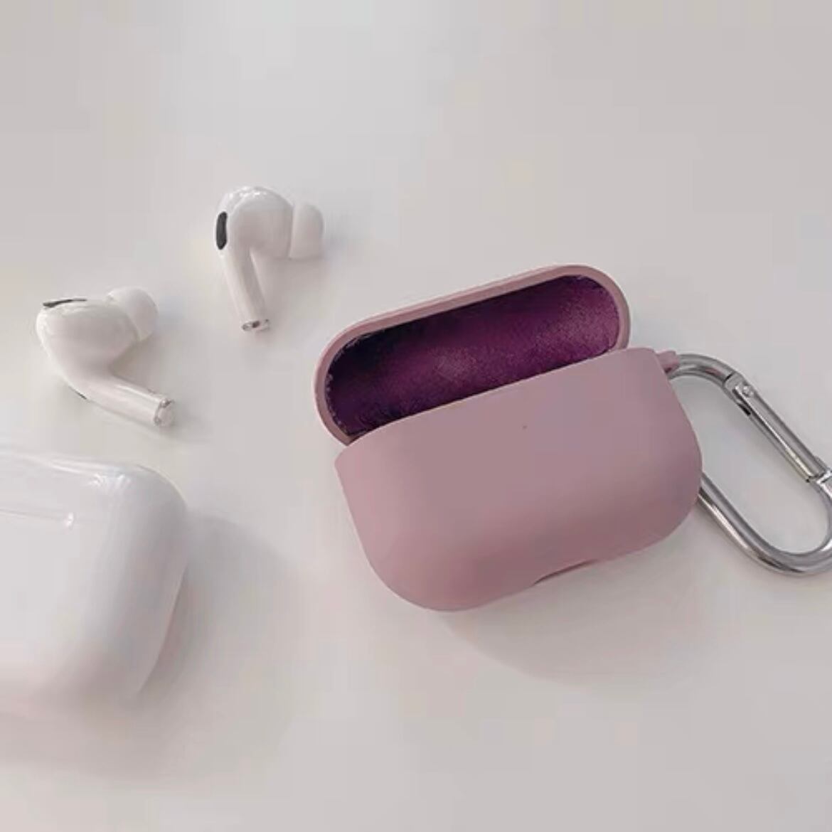 Simple Color AirPods case シンプルカラーAirPodsケース R01352