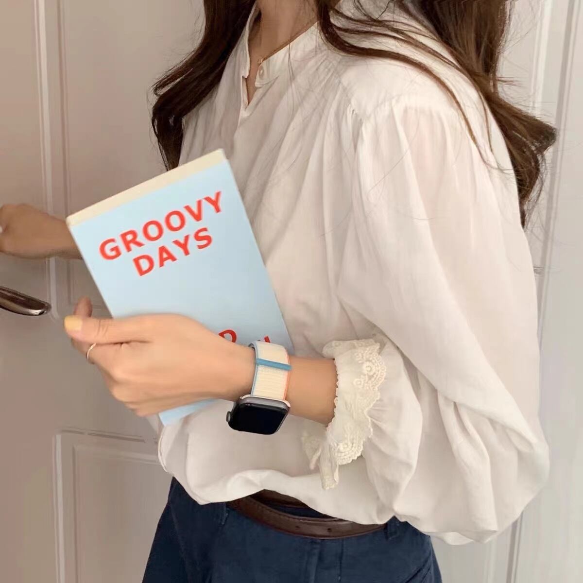 Simple Nylon Apple Watch Band シンプルナイロンApple Watchバンド R01229