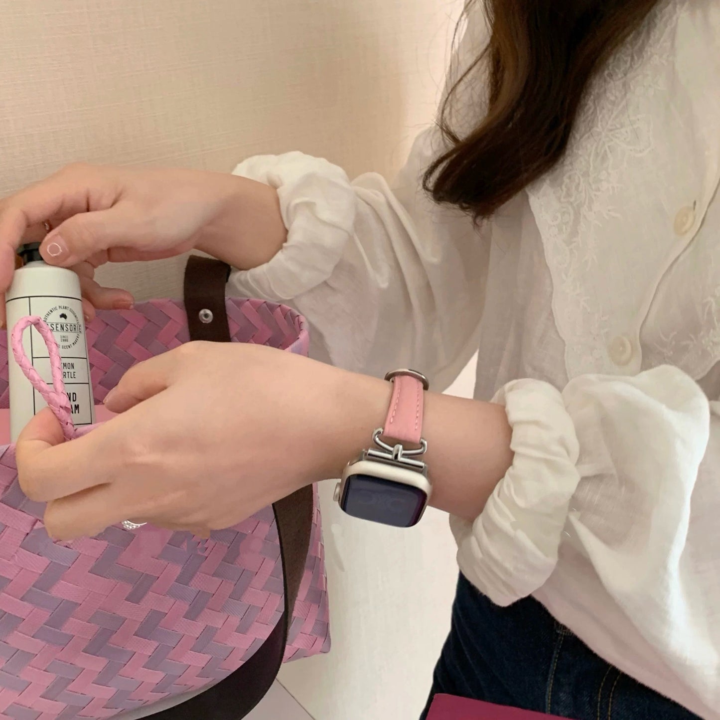 Pastel Leather Apple Watch Band パステルレザーAppleWatchバンド R02089