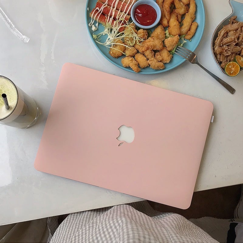 Simple Pink MacBook Cover シンプルピンクMacBookカバー MC0032