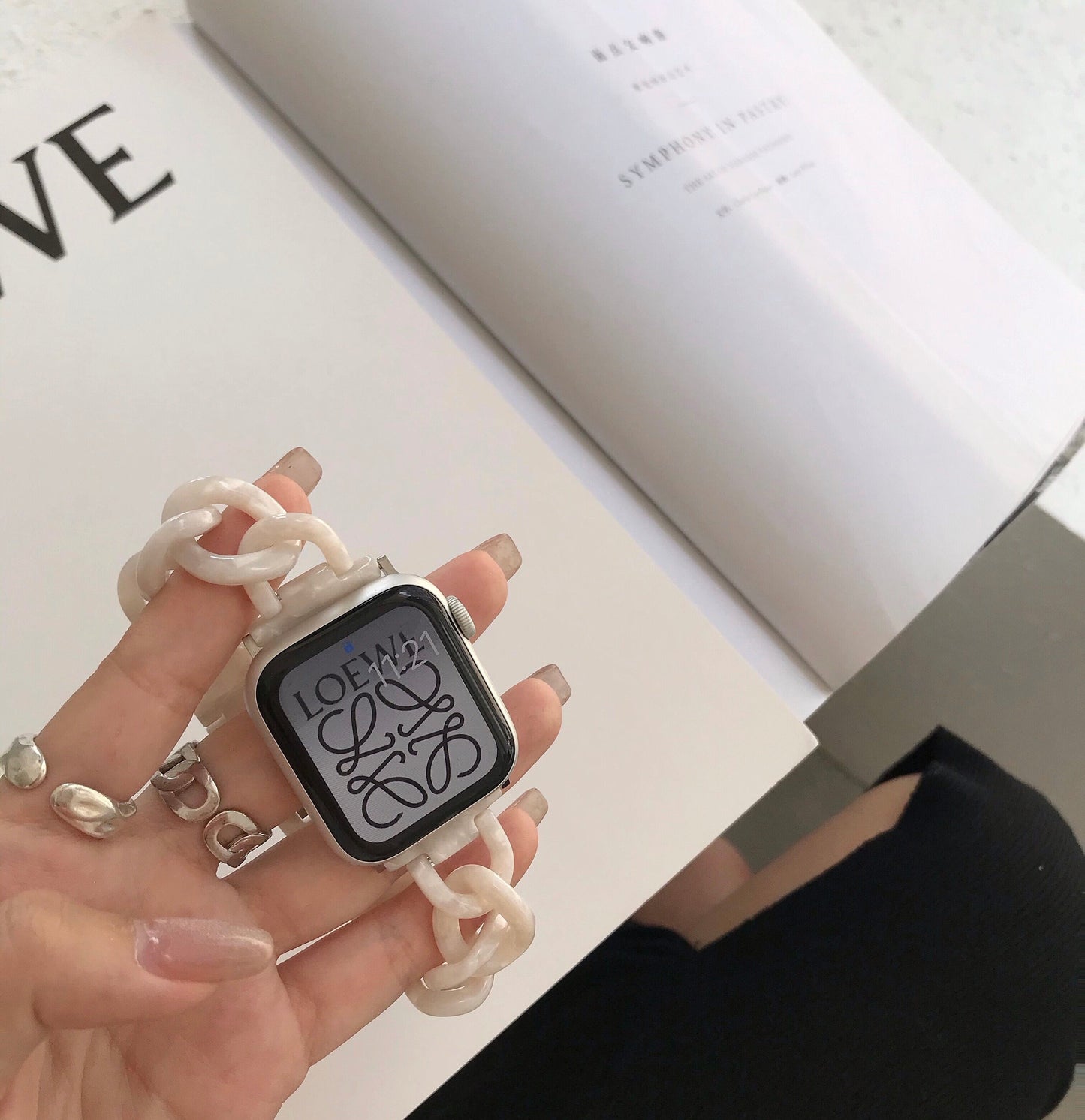 樹脂のチェーンApple Watch Band アップルウォッチバンド AWB0085