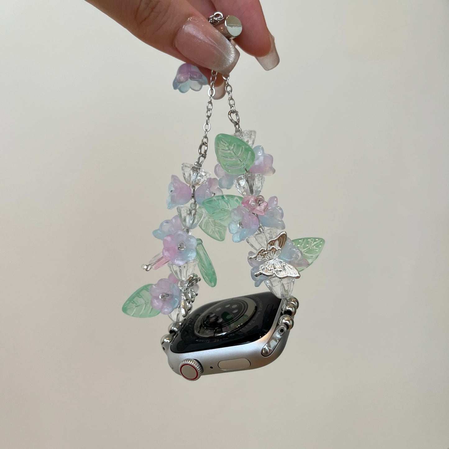 Flower Bracelet Apple Watch Band フラワーブレスレットAppleWatchバンド R02063