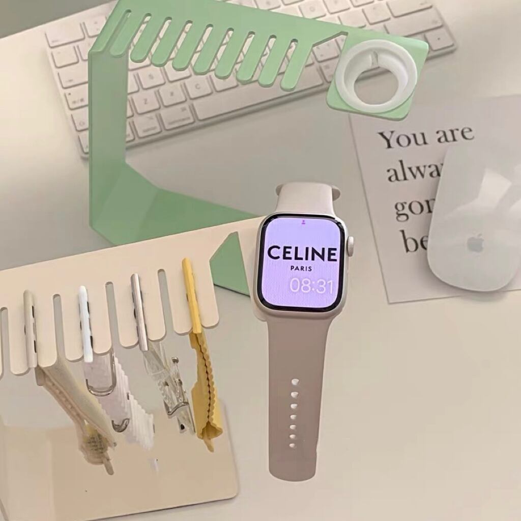 Pastel Color Apple Watch Band Stand パステルカラーApplewatchバンド収納充電スタンド R01441