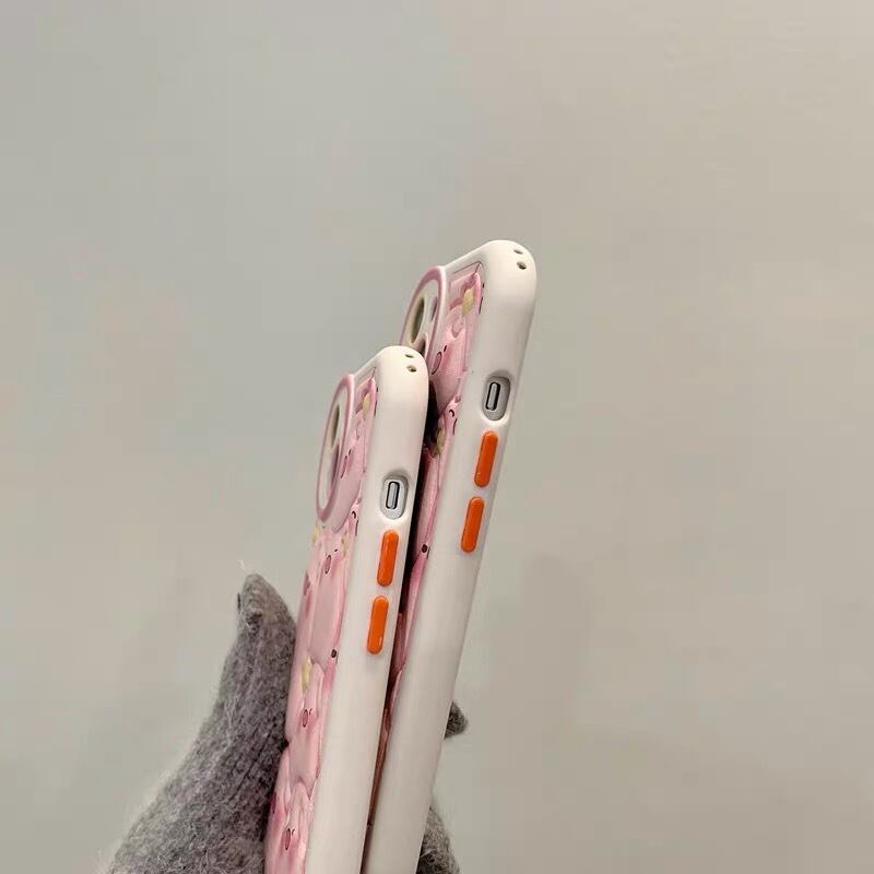 Cute Piggy Fluffy iPhone case かわいいブタちゃんモコモコiPhoneケース R01380