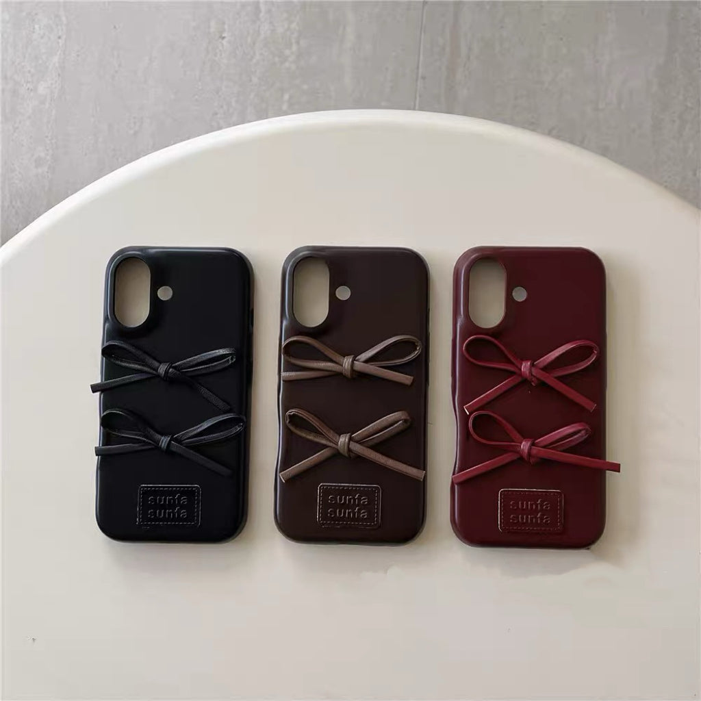 ”Double Ribbon" iPhone Case ”リボンリボン” iPhoneケース R02125