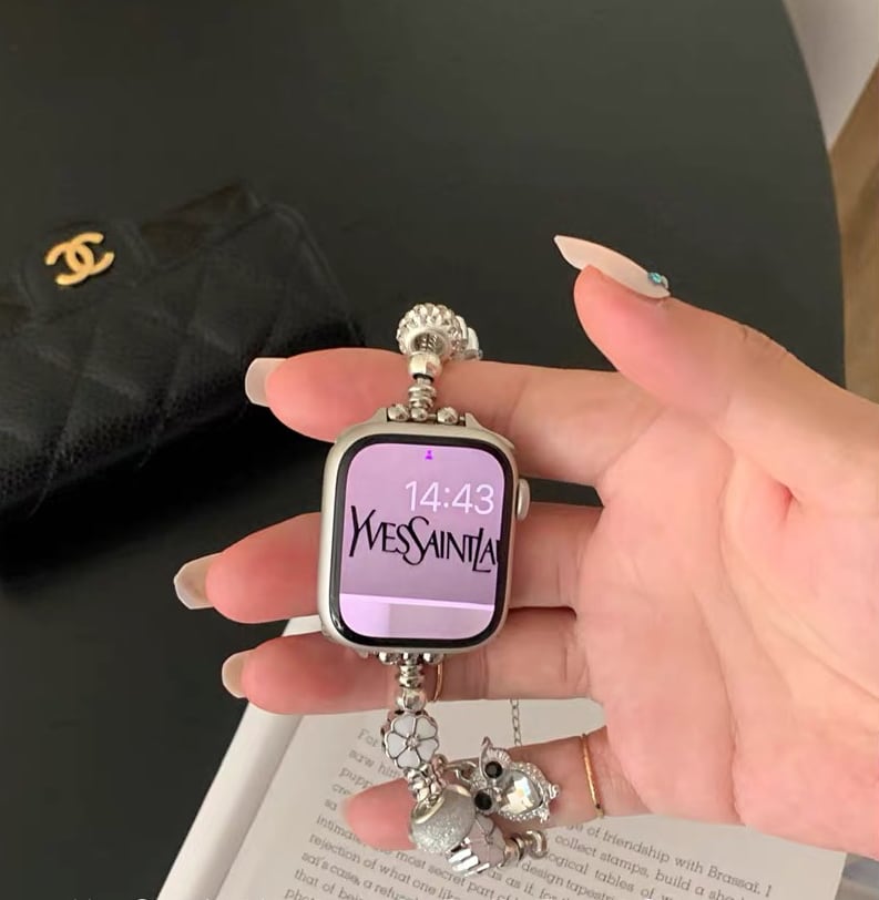 Cute Charm Bracelet Apple Watch band かわいいチャームのブレスレット風Apple Watchバンド R01411