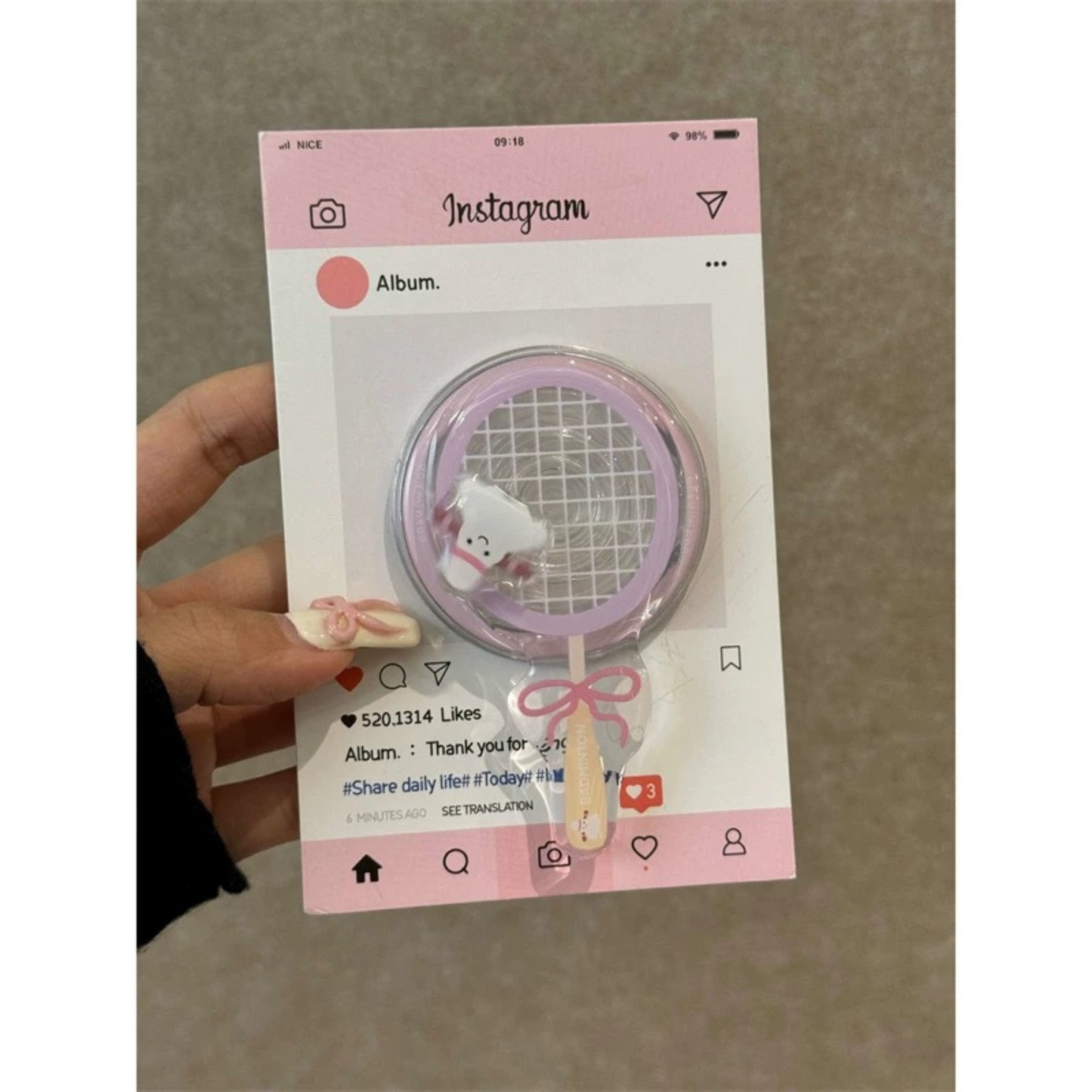 Badminton MagSafe Stand iPhone case バトミントンMagSafeスタンドスマホケース R02001