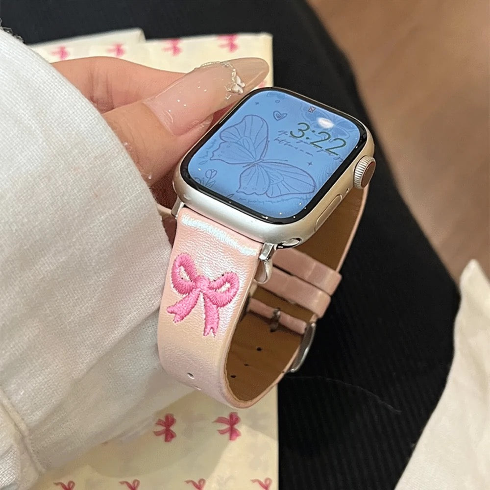 Satin Ribbon Apple Watch Band サテンリボンAppleWatchバンド R02060