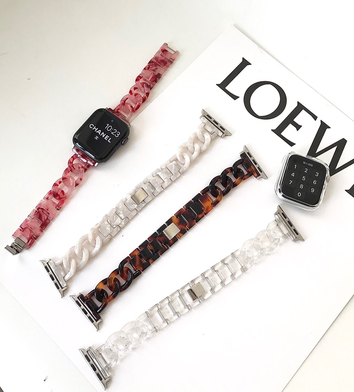樹脂のチェーンApple Watch Band アップルウォッチバンド AWB0084