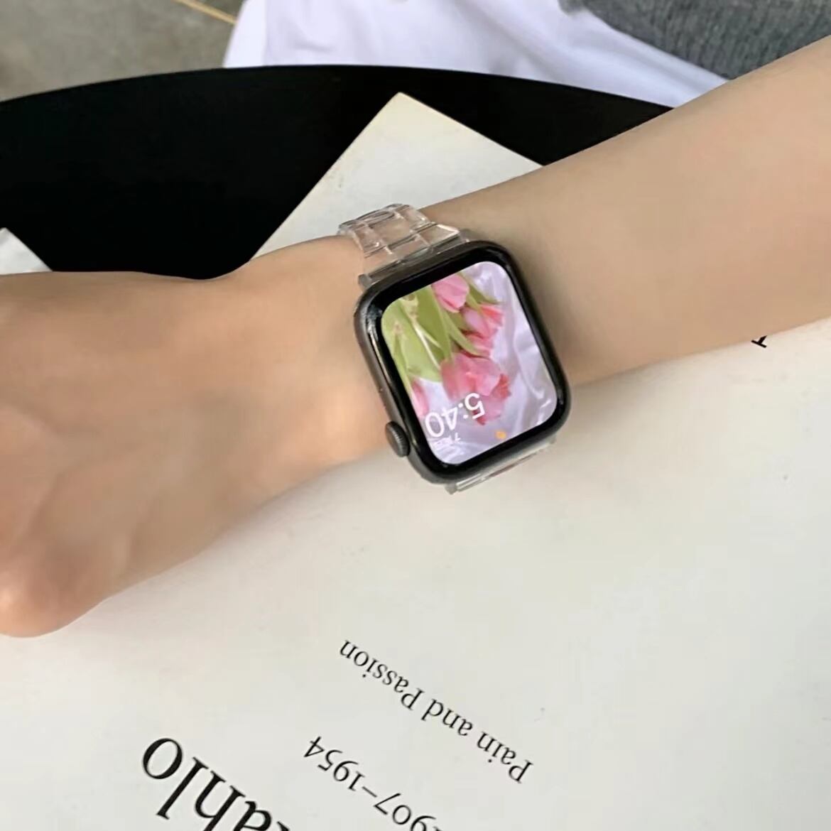 Clear Skinny Apple Watch Band クリアスキニーApple Watchバンド R01237