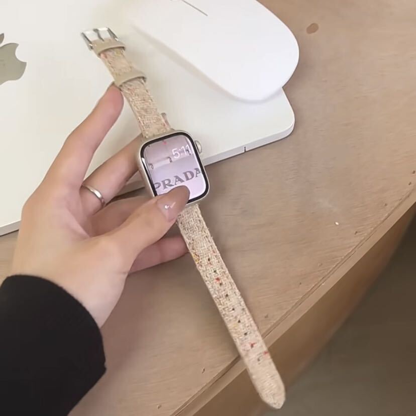 Elegant Tweed Apple Watch Band R01166