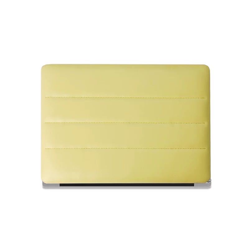 Puffy Yellow MacBook Cover クッションイエローMacBookカバー R01316