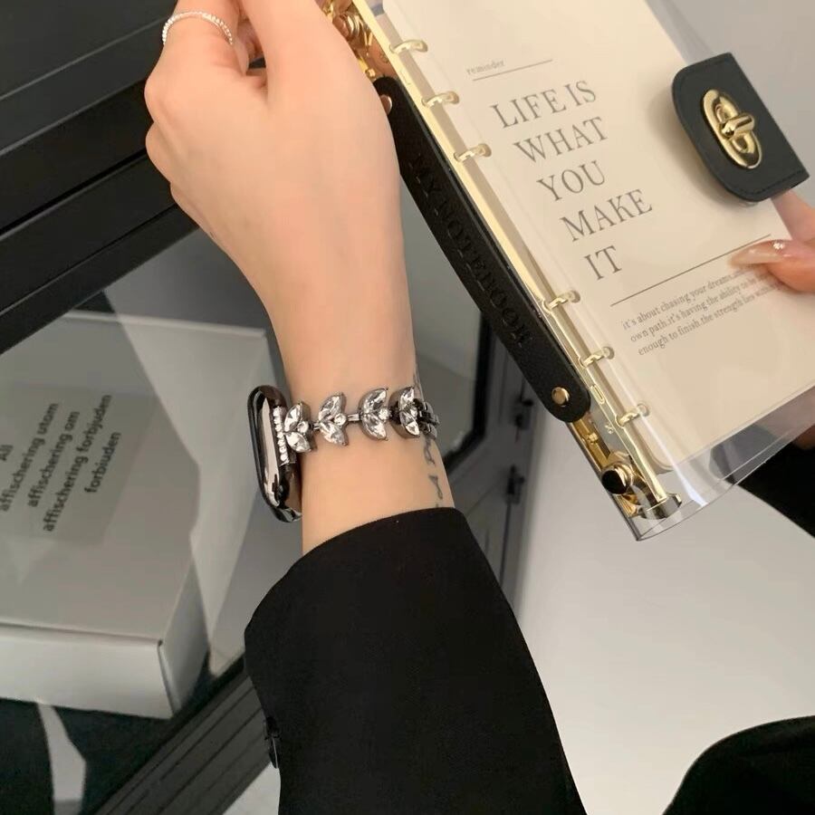 Shining Leaf Apple Watch Band キラキラリーフApple Watchバンド R01328